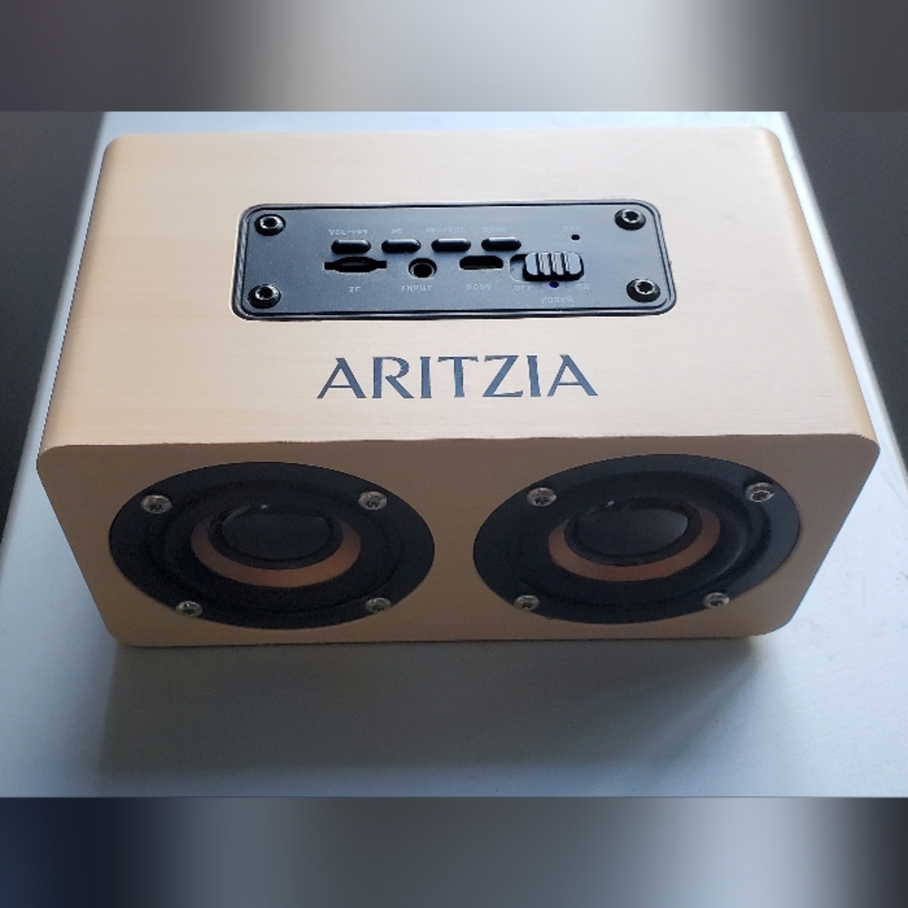 Aritzia Bluetooth Speaker in Beautiful solid Birchwood